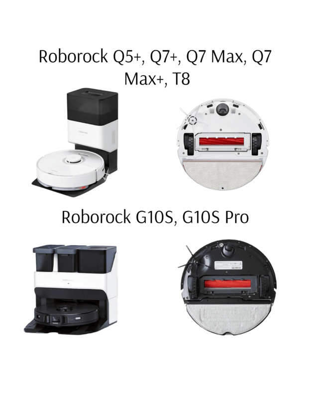 Dulkių maišelis Xiaomi Roborock S7 MaxV Ultra, Q5+, Q7+, Q7 max, Q7 max+, T8, G10s, G10s Pro, 2 vnt (pakaitalas) 4