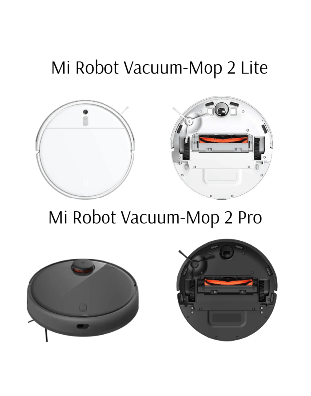 Šoniniai šepetėliai Xiaomi Mi Robot Vacuum-Mop 2 Lite /Mop 2 Pro Side Brush, 4 vnt (pakaitalas)
